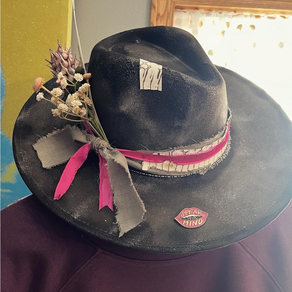 Speak your mind Fedora hat